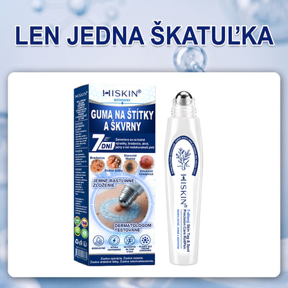 HISKIN®👩‍⚕️ BOTANICKÝ – GUMA NA ŠTÍTKY A ŠKVRNY – Bezbolestná starostlivosť o pokožku bez jaziev s pokročilým guľôčkovým aplikátorom