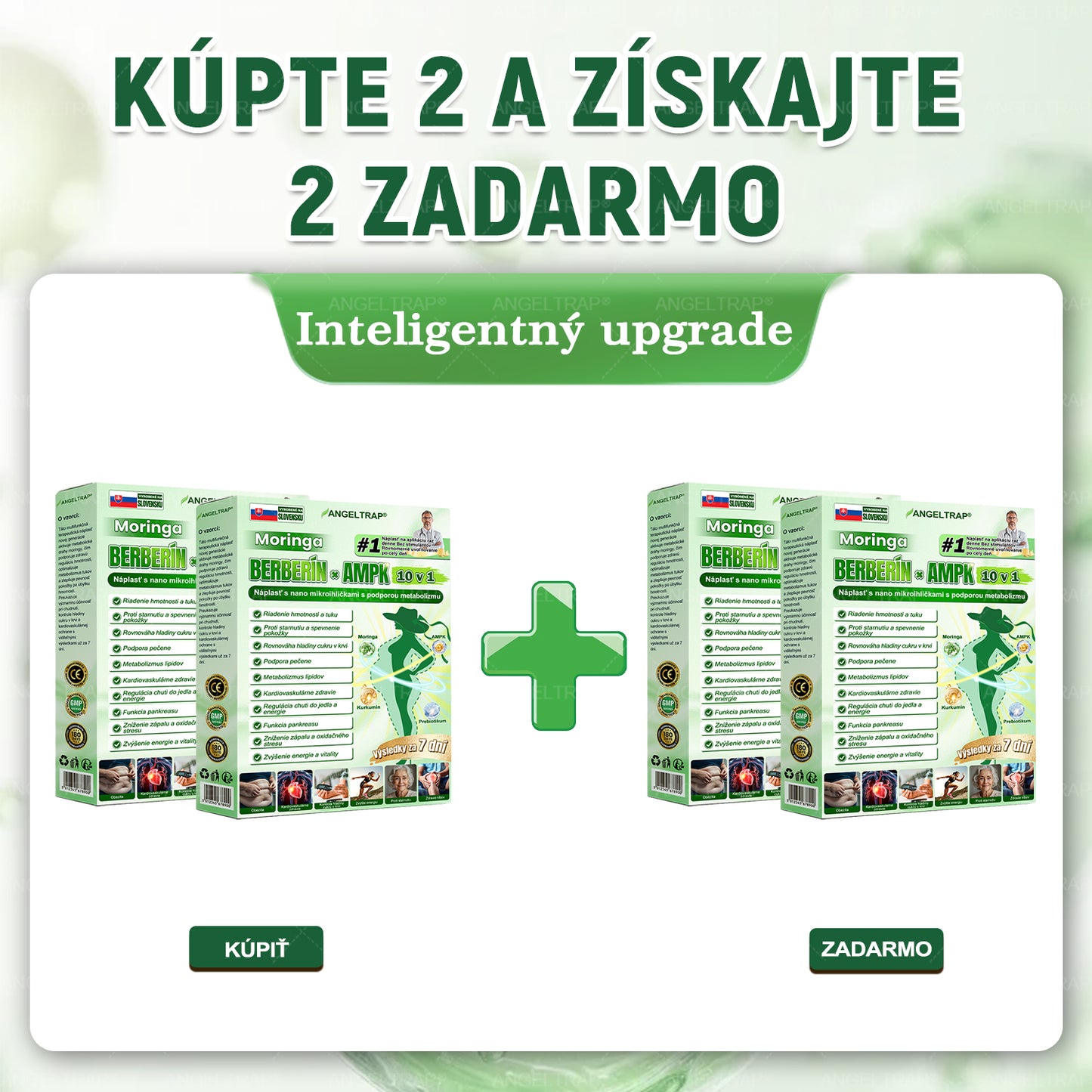 🌾ANGELTRAP® 𝗠𝗼𝗿𝗶𝗻𝗴𝗮×𝗕𝗲𝗿𝗯𝗲𝗿𝗶𝗻𝗲×𝗔𝗠𝗣𝗞 10-v-1 Metabolický Výživový Nano Mikroihličkový Náplasť 🇸🇰 (Na použitie iba raz denne, viditeľné zmeny už po 7 dňoch) ✅ Podporuje chudnutie, metabolické zdravie, spánkovú apnoe, problémy s kĺbmi a mnoho ďalších výhod
