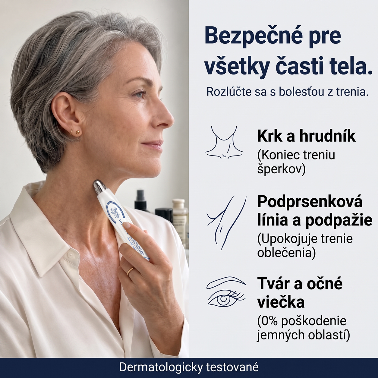 HISKIN®👩‍⚕️ BOTANICKÝ – GUMA NA ŠTÍTKY A ŠKVRNY – Bezbolestná starostlivosť o pokožku bez jaziev s pokročilým guľôčkovým aplikátorom